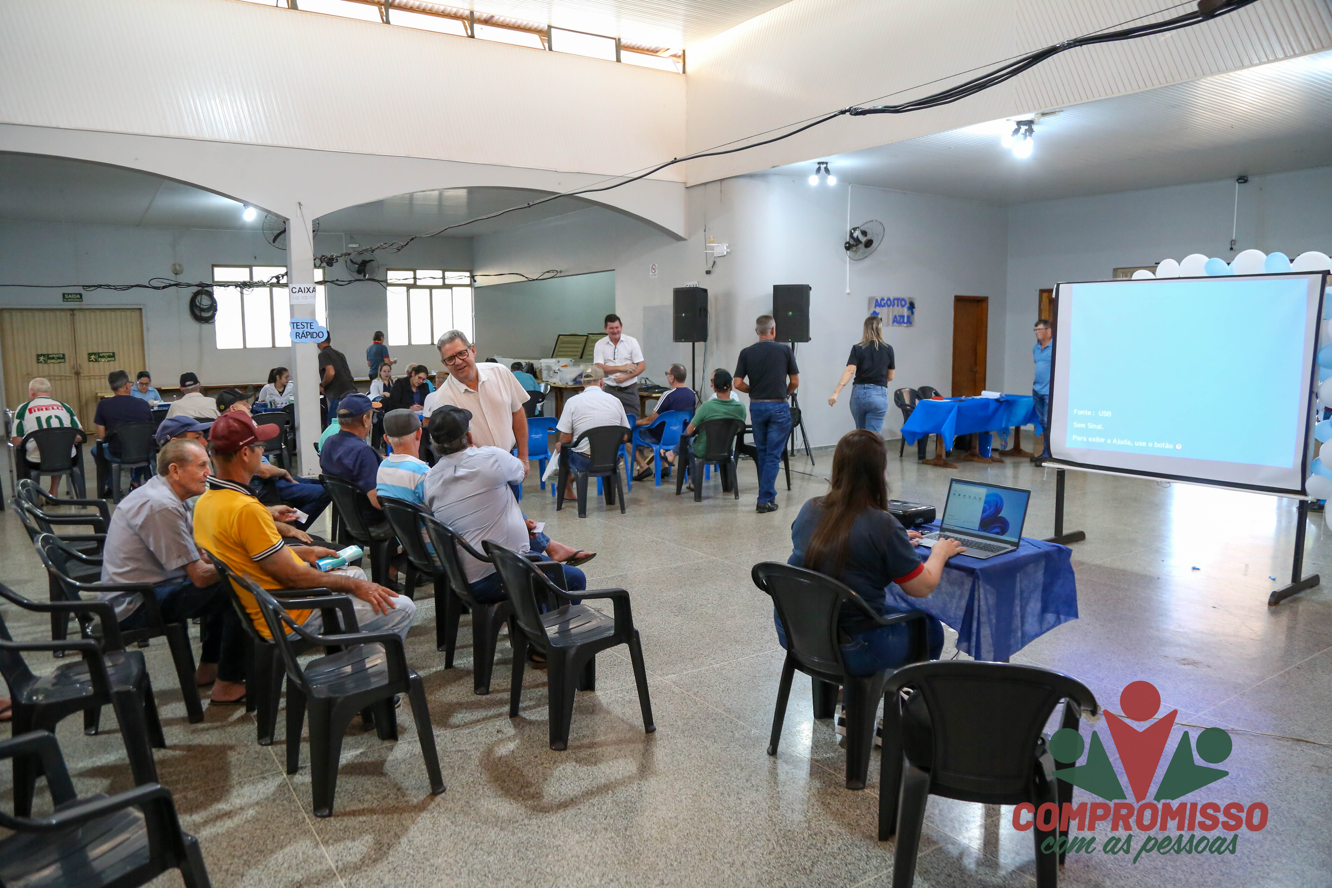 Agosto Azul iniciou em Dom Armando