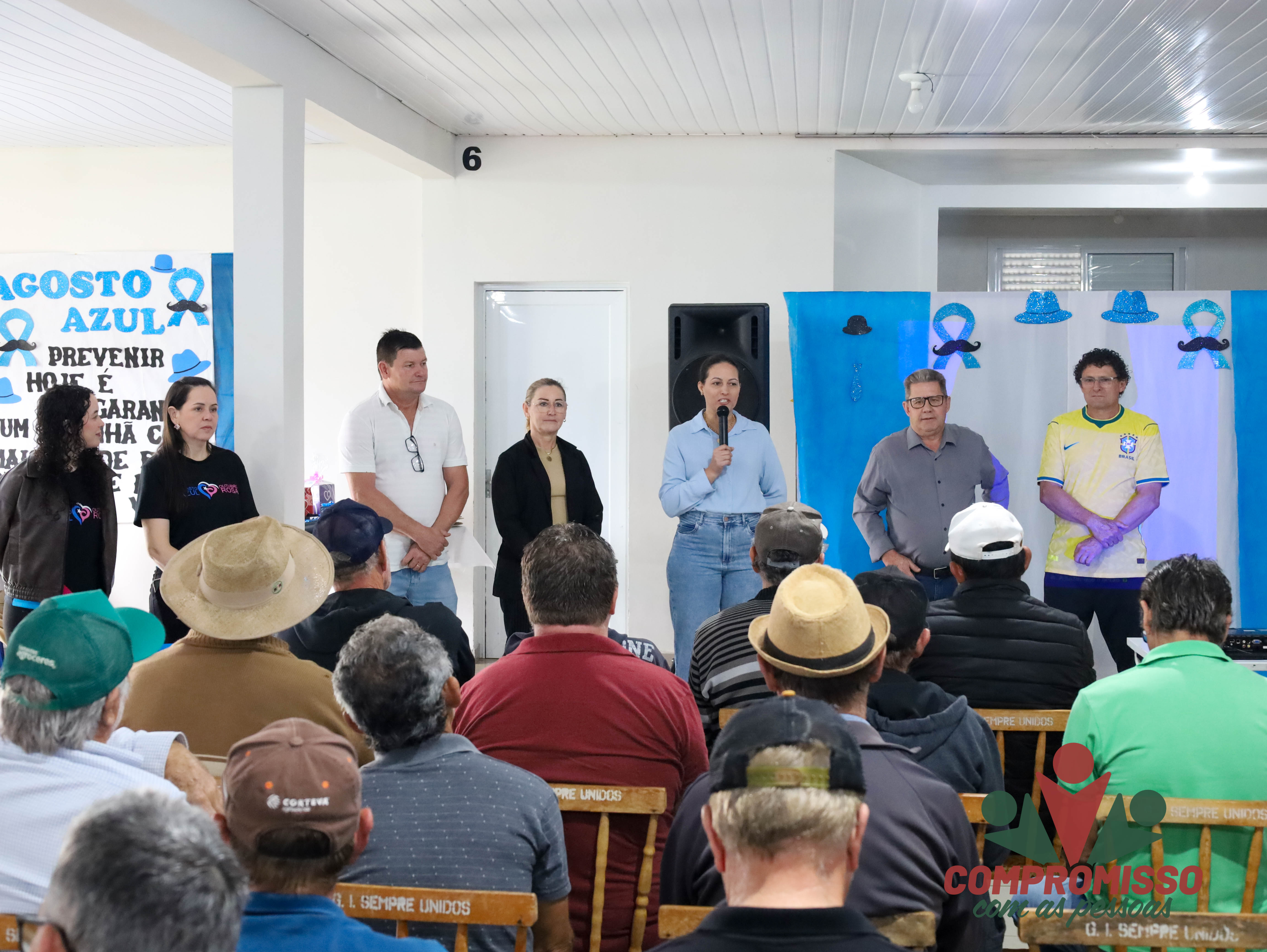 Agosto Azul no Portão Ocoí reuniu um grande número de participantes