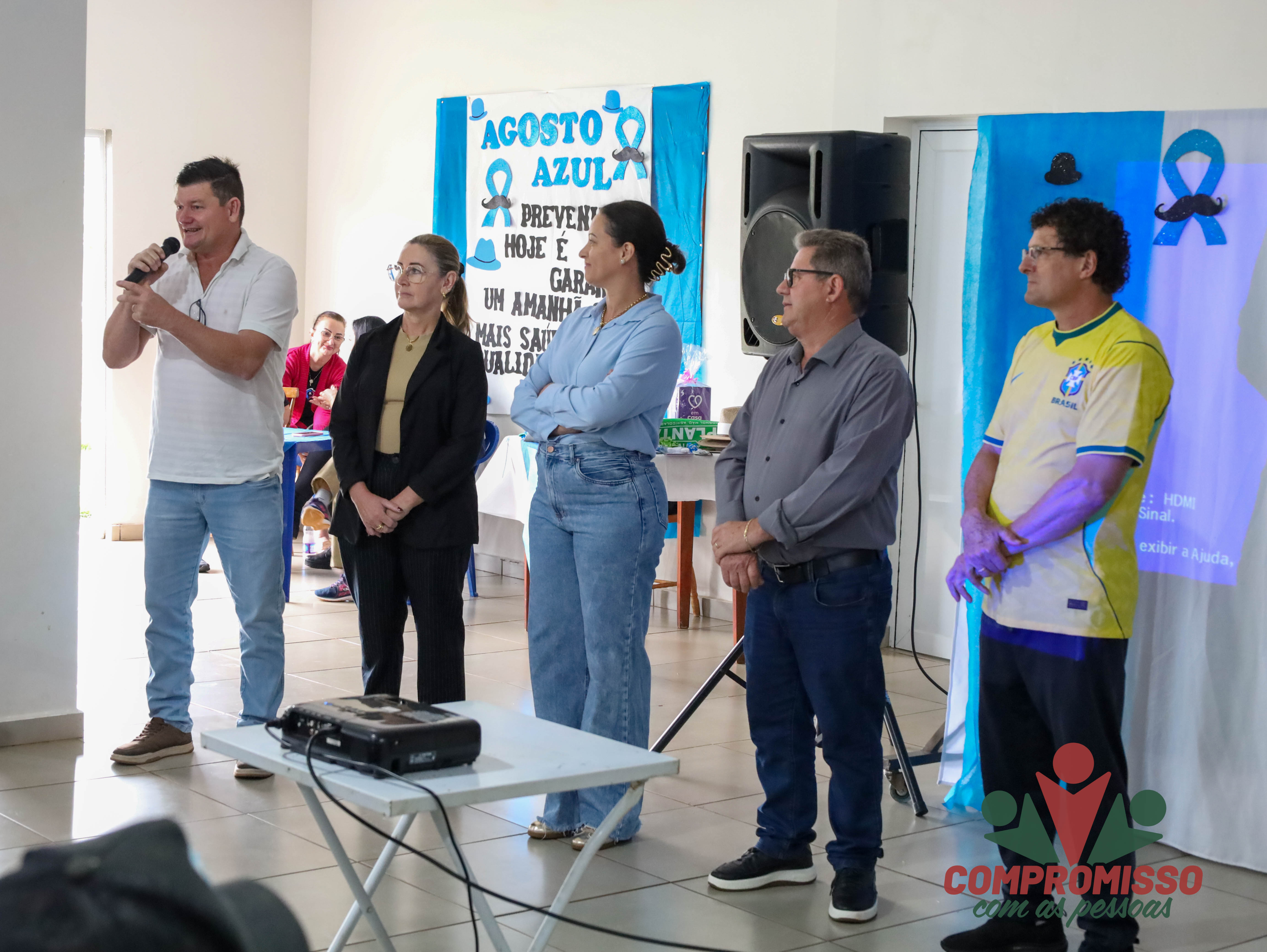 Agosto Azul no Portão Ocoí reuniu um grande número de participantes