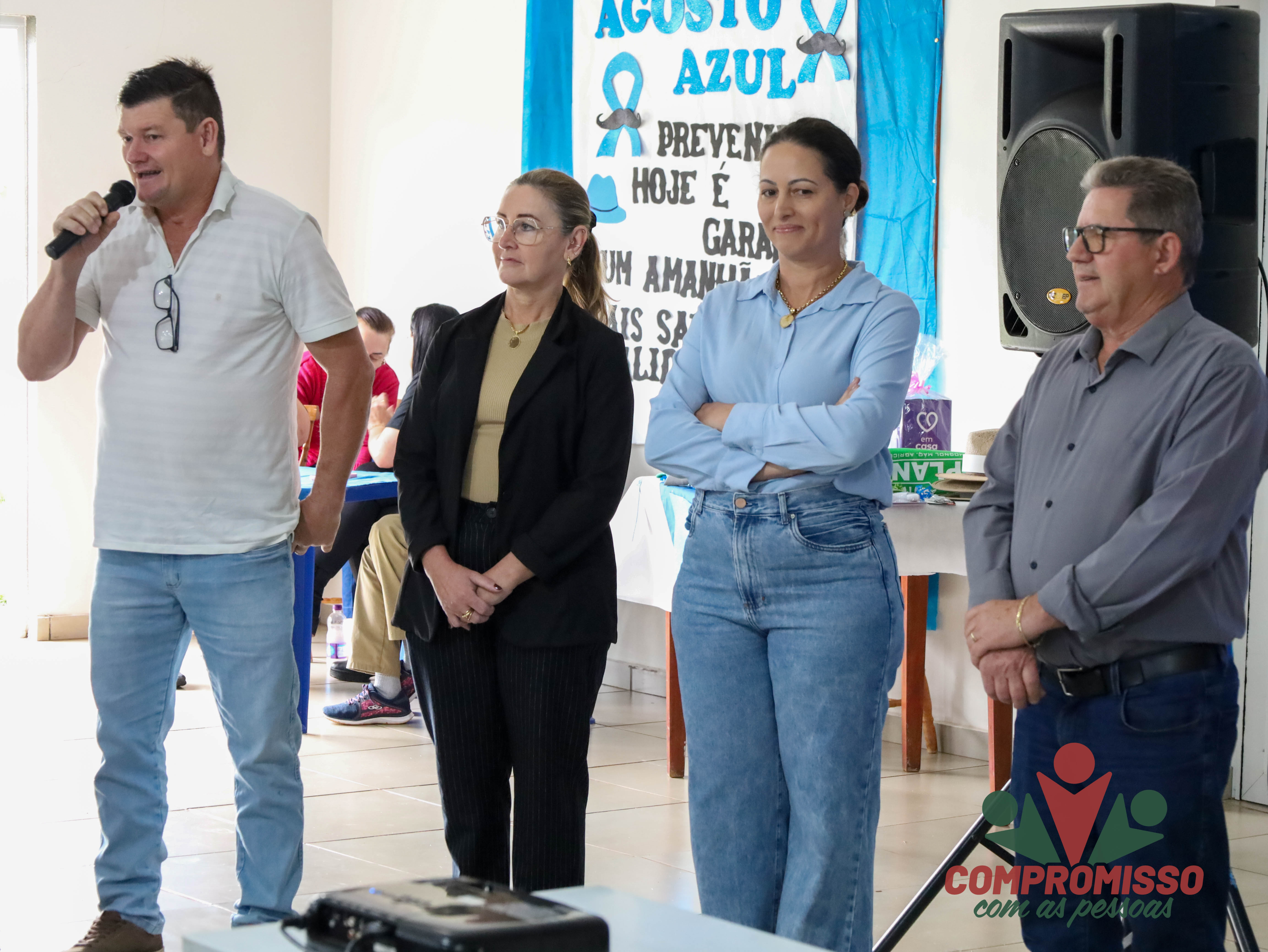 Agosto Azul no Portão Ocoí reuniu um grande número de participantes