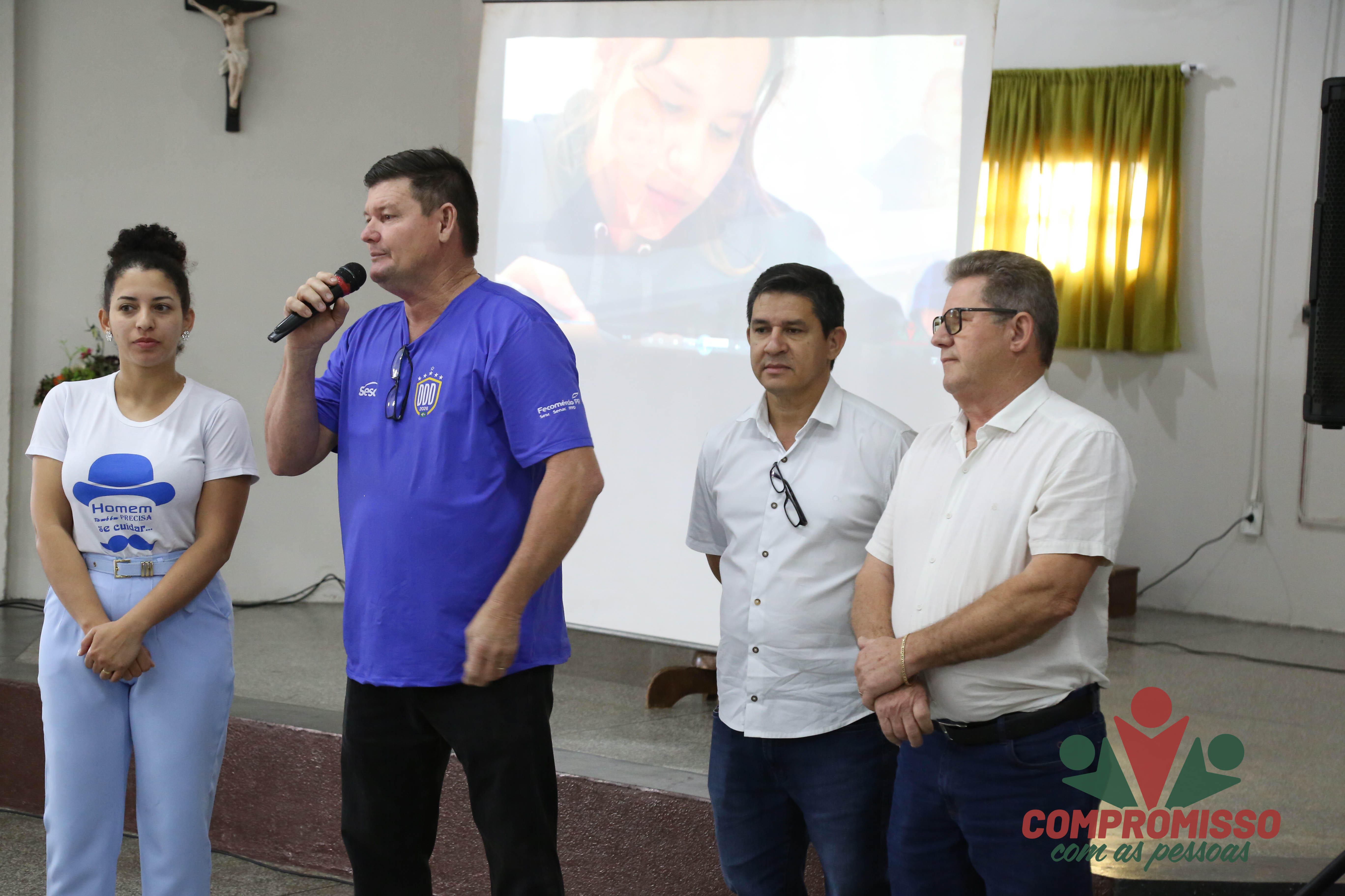 Público masculino adere a campanha de prevenção do Agosto Azul no Centro