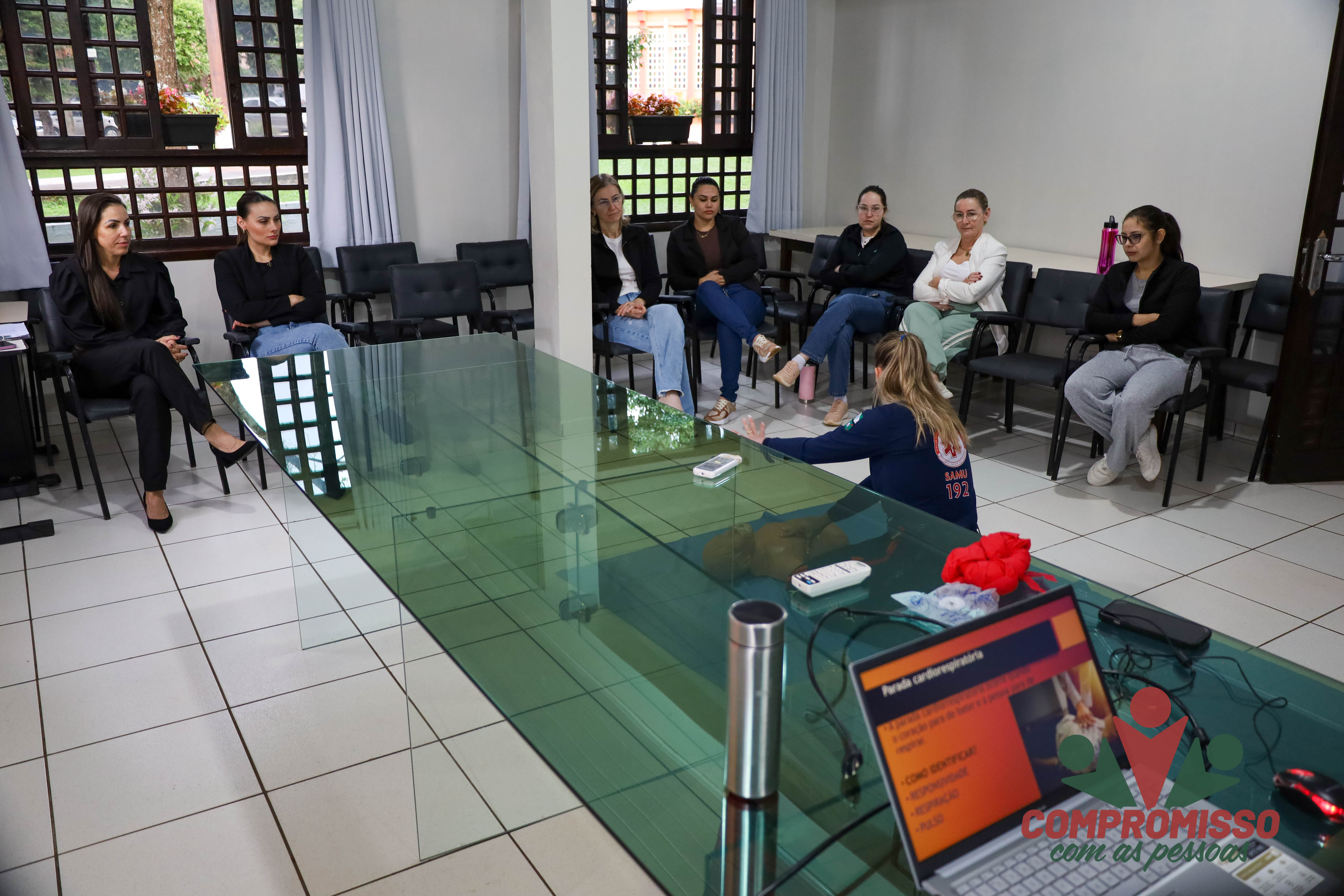 Integrantes do Comitê municipal de Urgência Emergência recebem treinamento em Missal