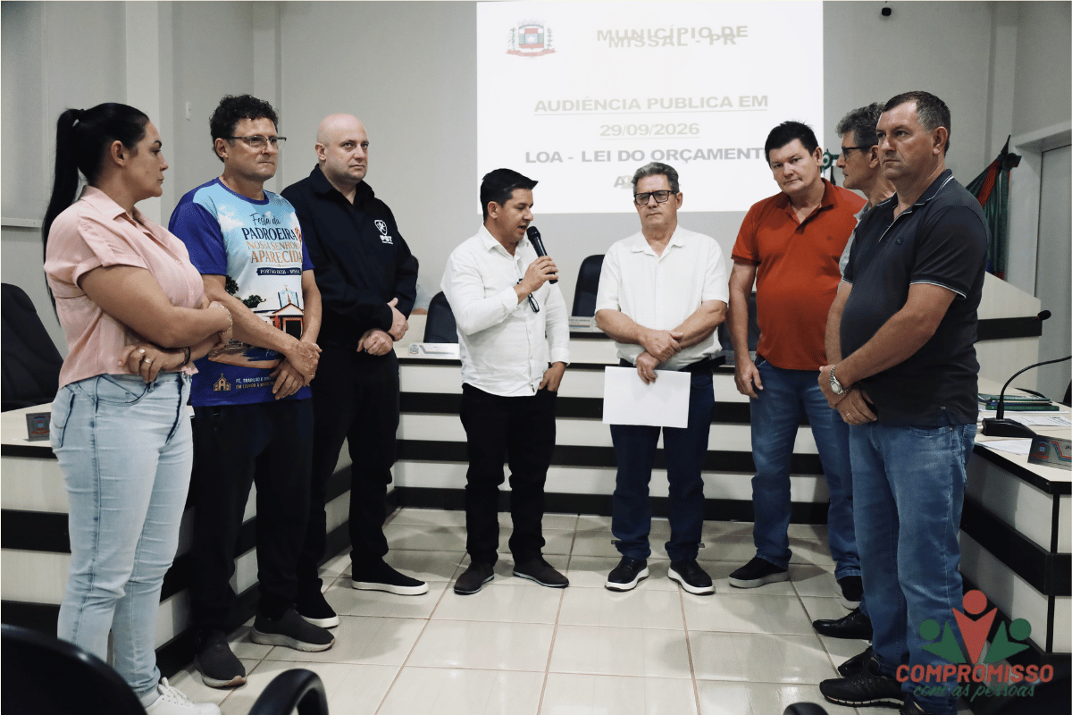 Medidas adotadas pelo Poder público em Missal deixam o município com boa condição financeira