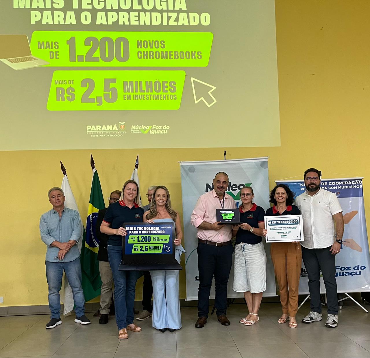 Escola Renascer de Missal recebe Kit Tecnológico do Programa Indica Paraná