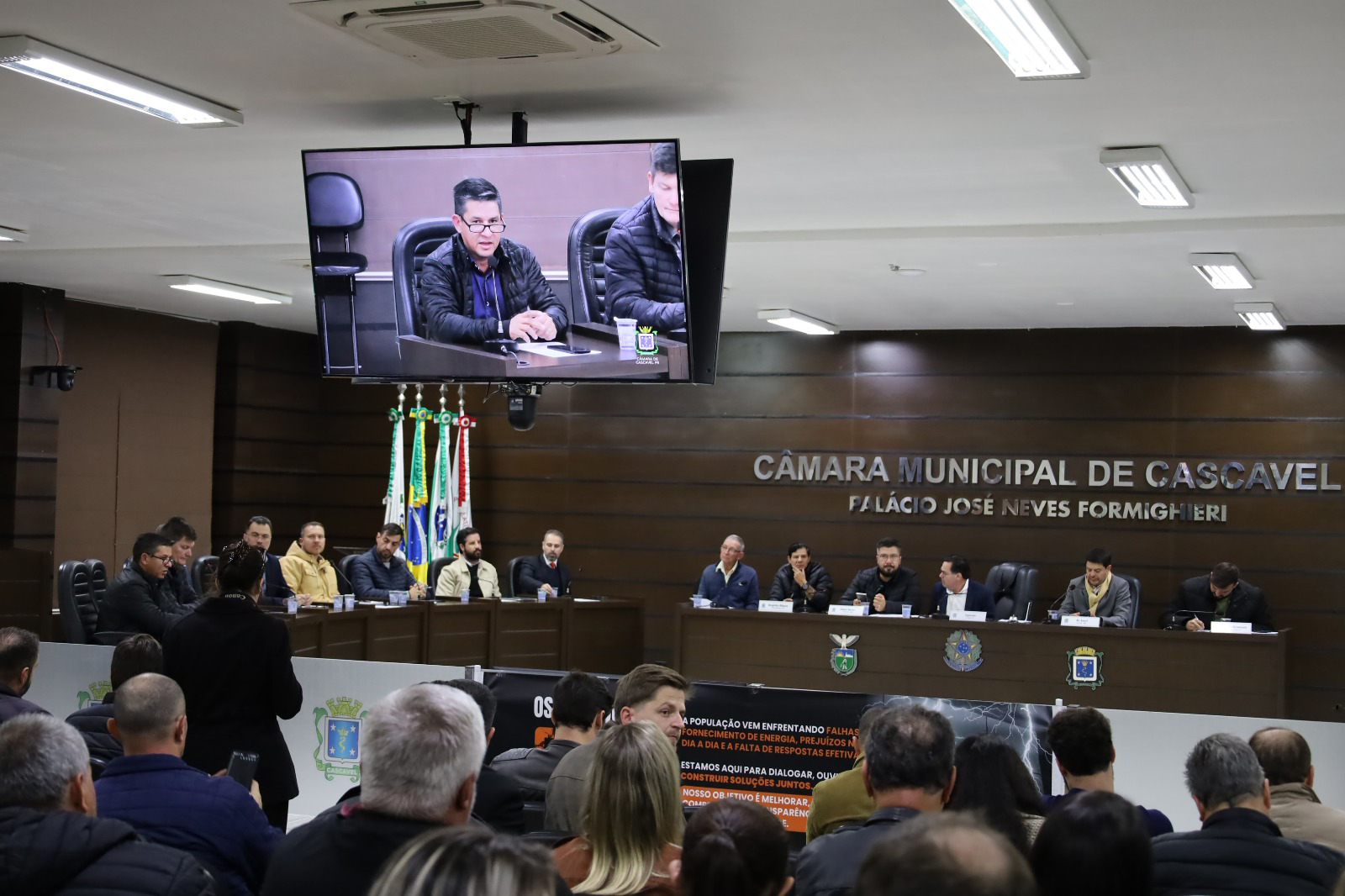 Representantes de Missal participam de Audiência Pública sobre os Serviços da Copel na região