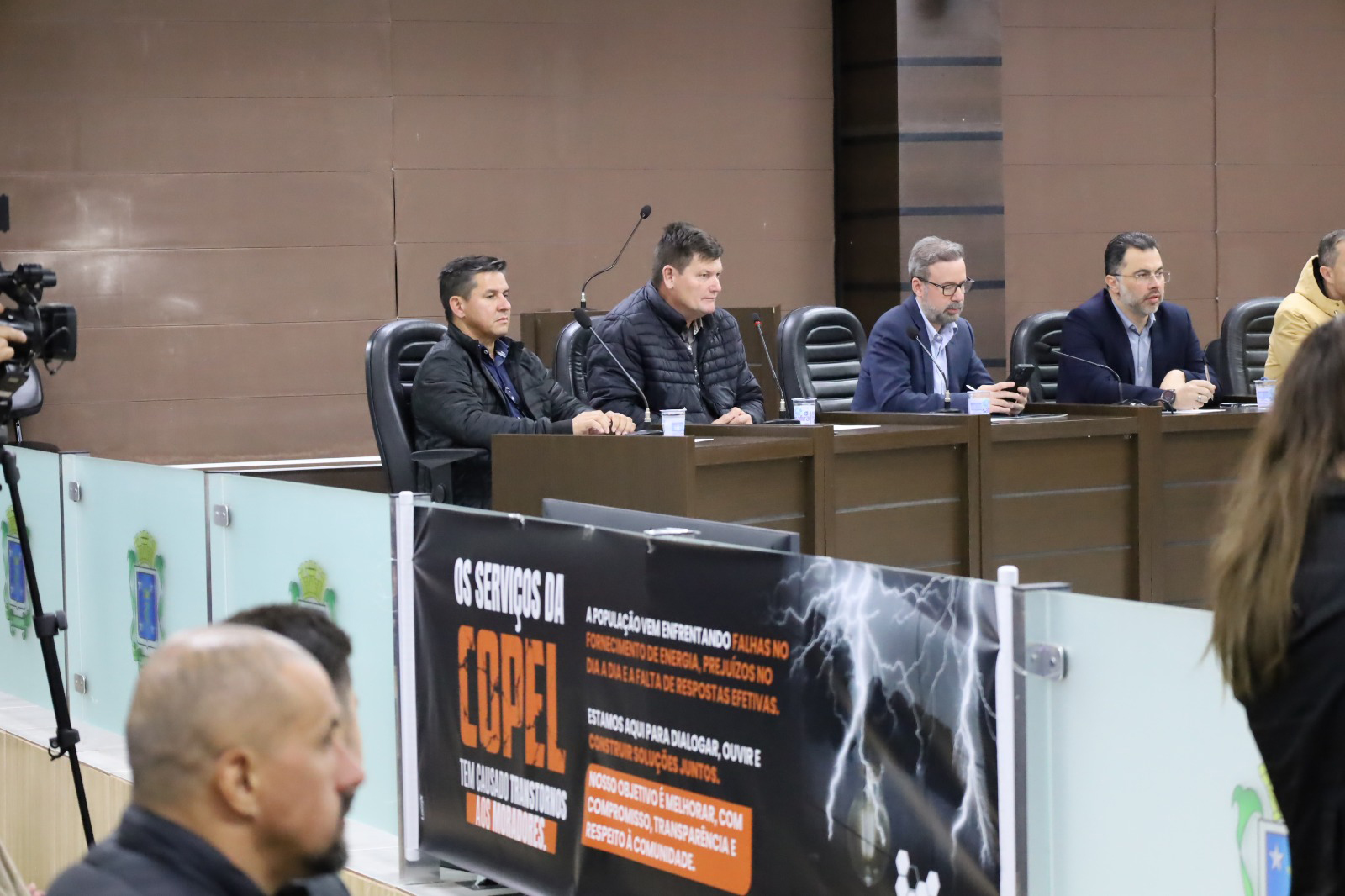 Representantes de Missal participam de Audiência Pública sobre os Serviços da Copel na região