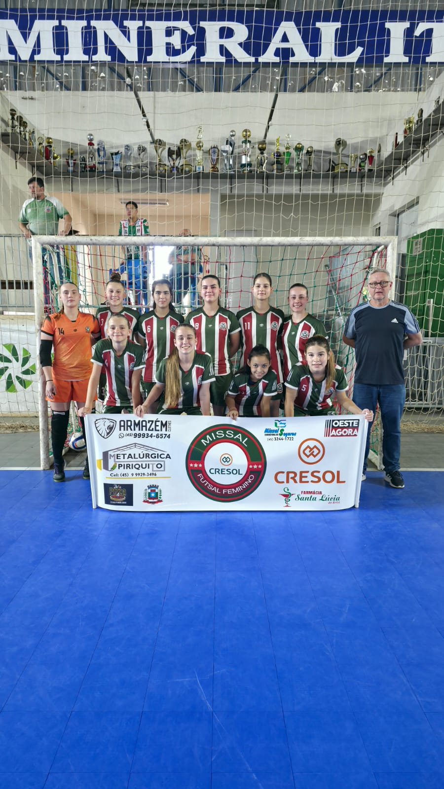 Equipes de Missal enfrentaram Itaipulândia na 3ª rodada da Copa Italianinha de Futsal